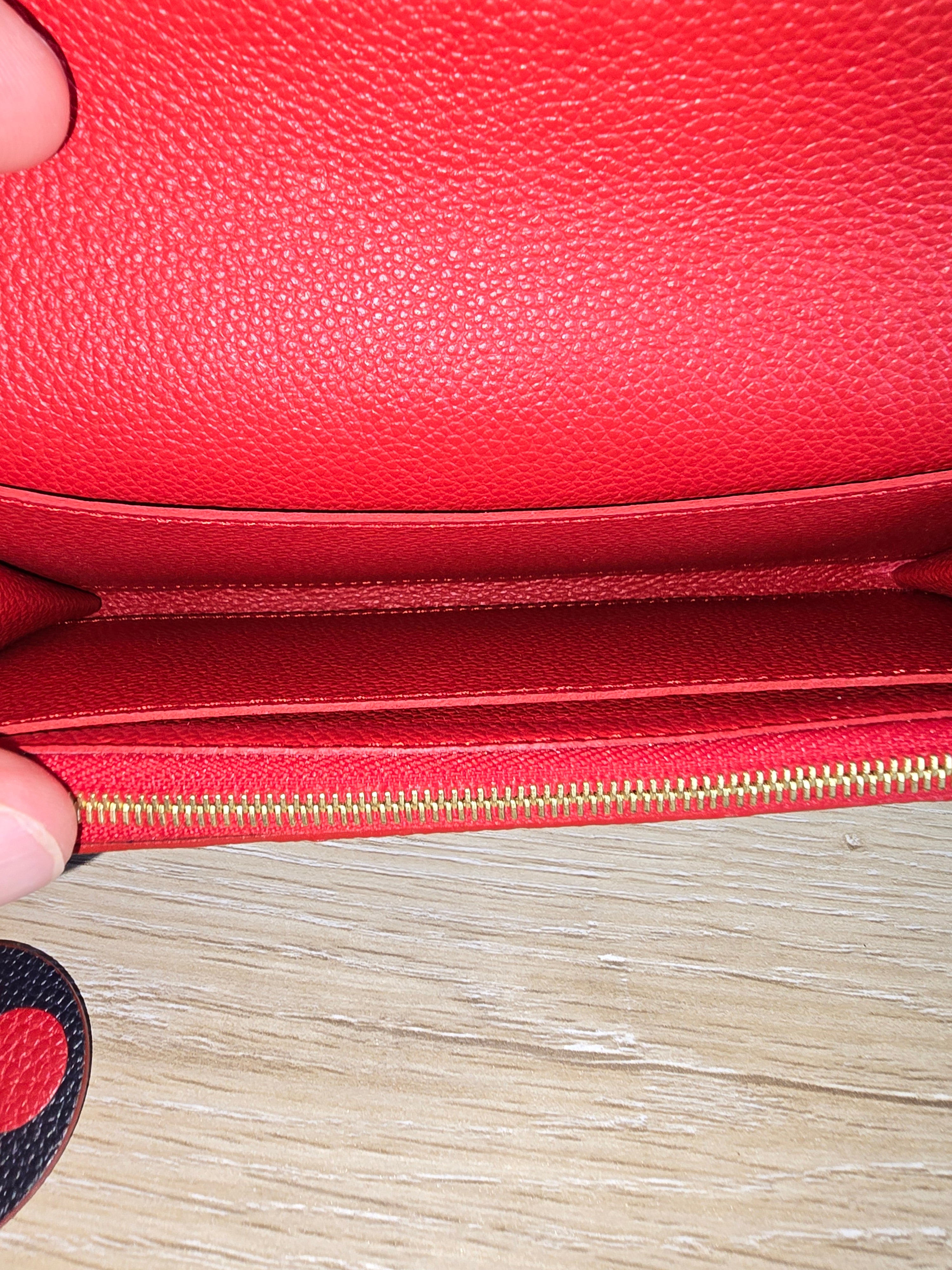 Louis Vuitton Emilie Wallet — Monogram Empreinte / Navy Blue
