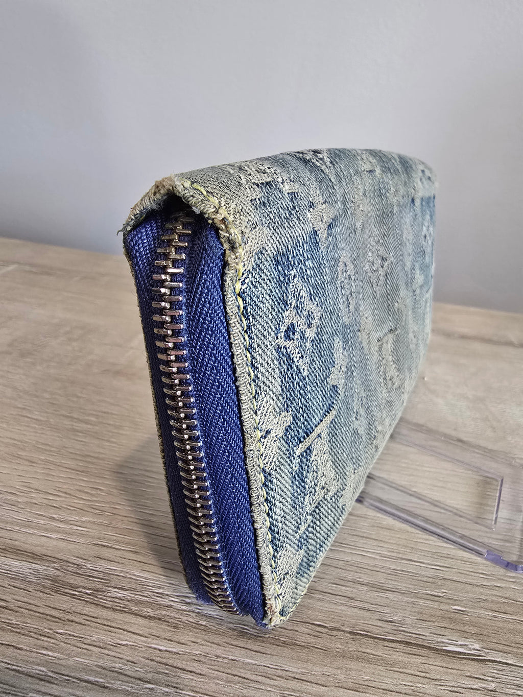Louis Vuitton Monogram Denim Zippy Wallet