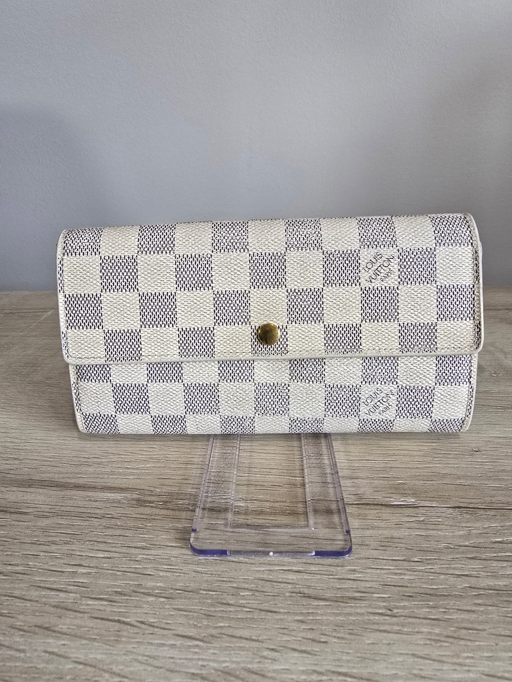Louis Vuitton Damier Azur Canvas Sarah Wallet