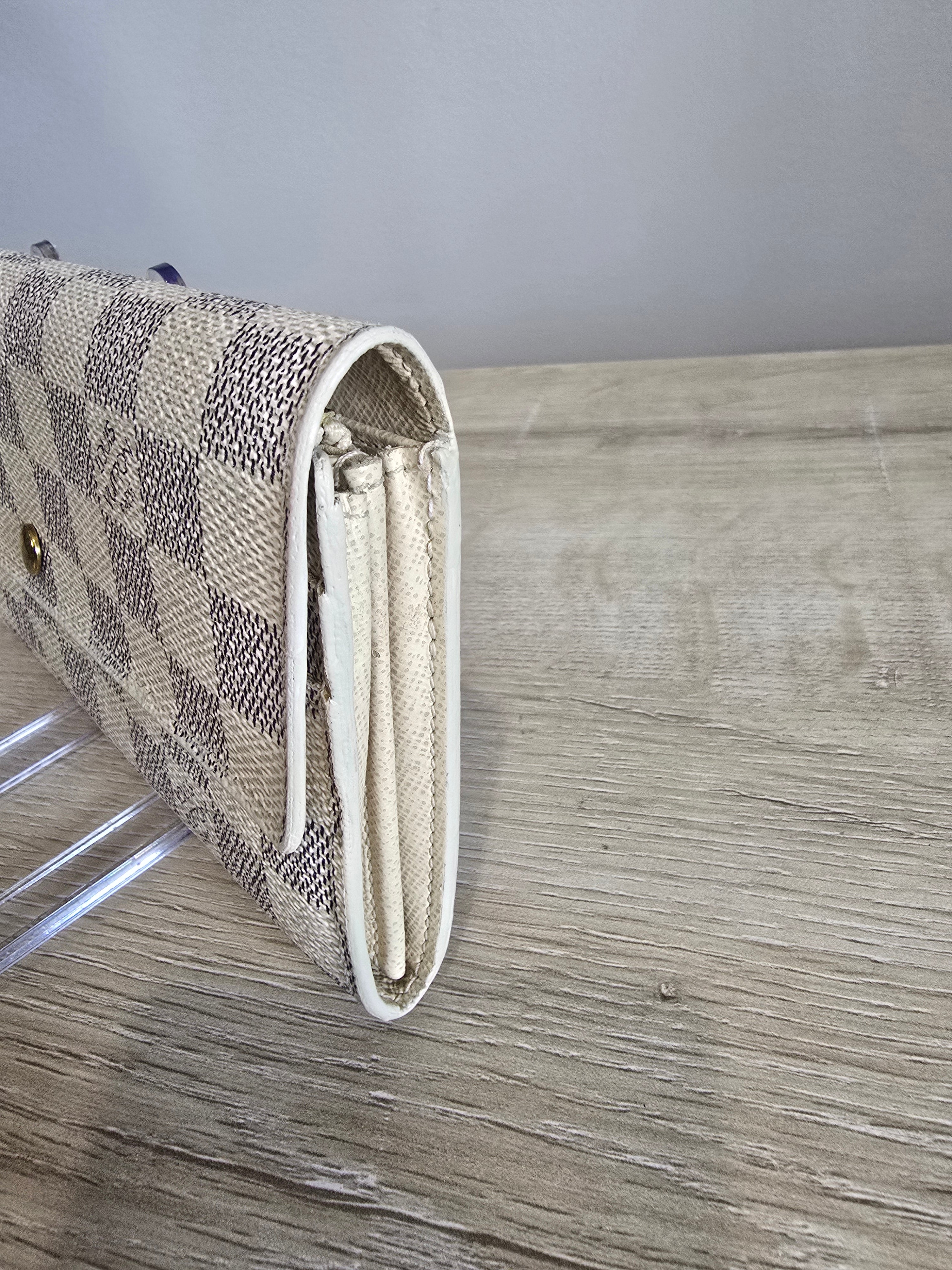 Louis Vuitton Damier Azur Canvas Sarah Wallet