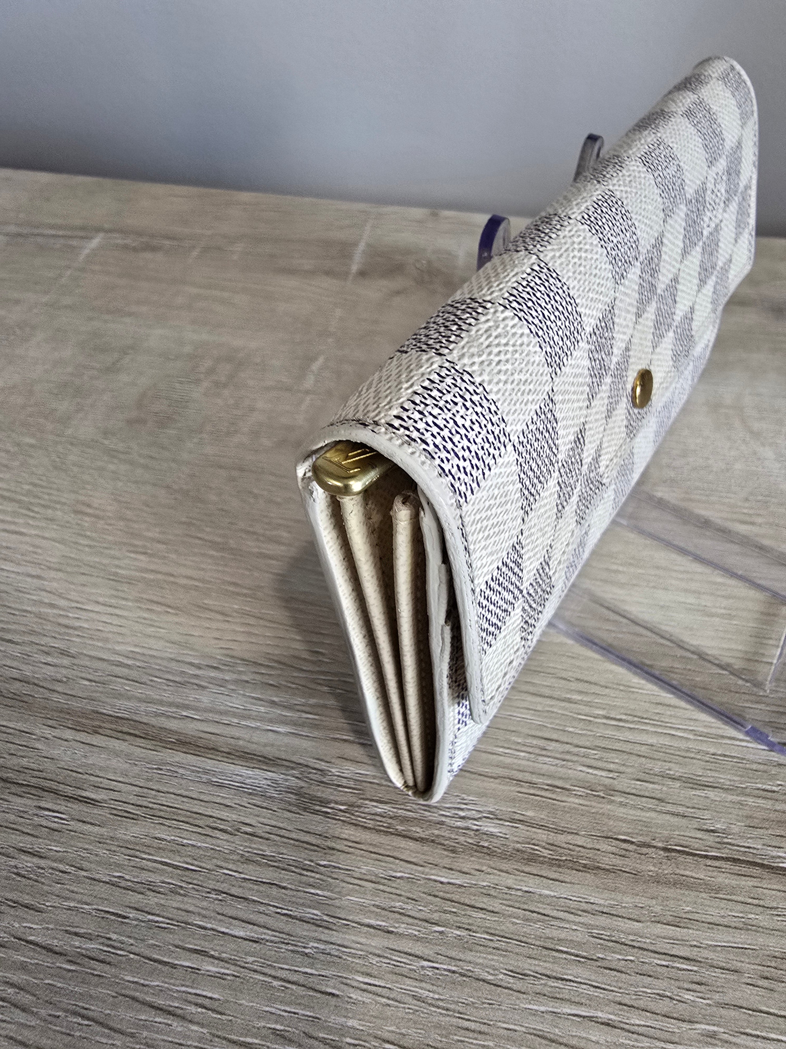 Louis Vuitton Damier Azur Canvas Sarah Wallet
