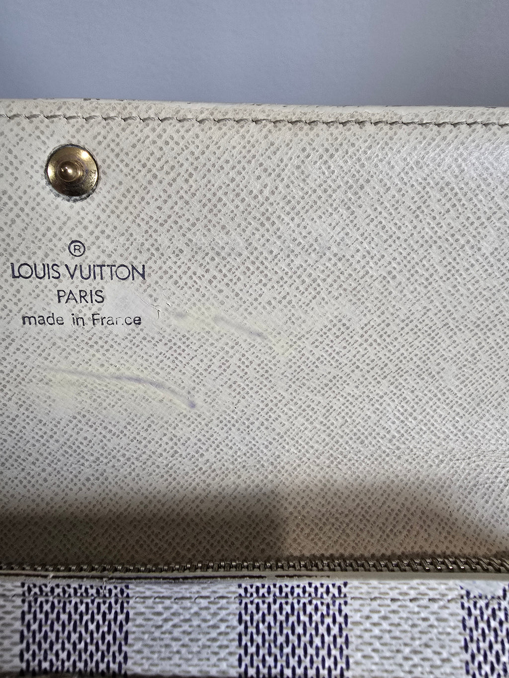 Louis Vuitton Damier Azur Canvas Sarah Wallet