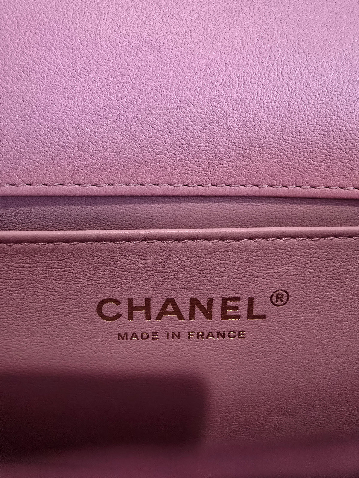 Chanel Chevron Quilted Boy Bag-Pink