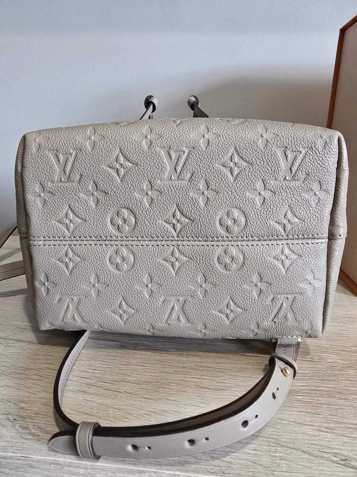Louis Vuitton Monogram Montsouris NM Backpack – Light Gray / Gold Hardware