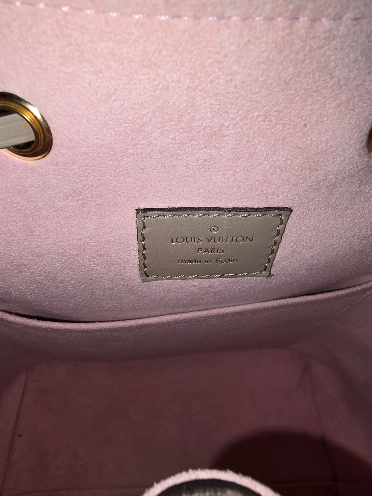 Louis Vuitton Monogram Montsouris NM Backpack – Light Gray / Gold Hardware