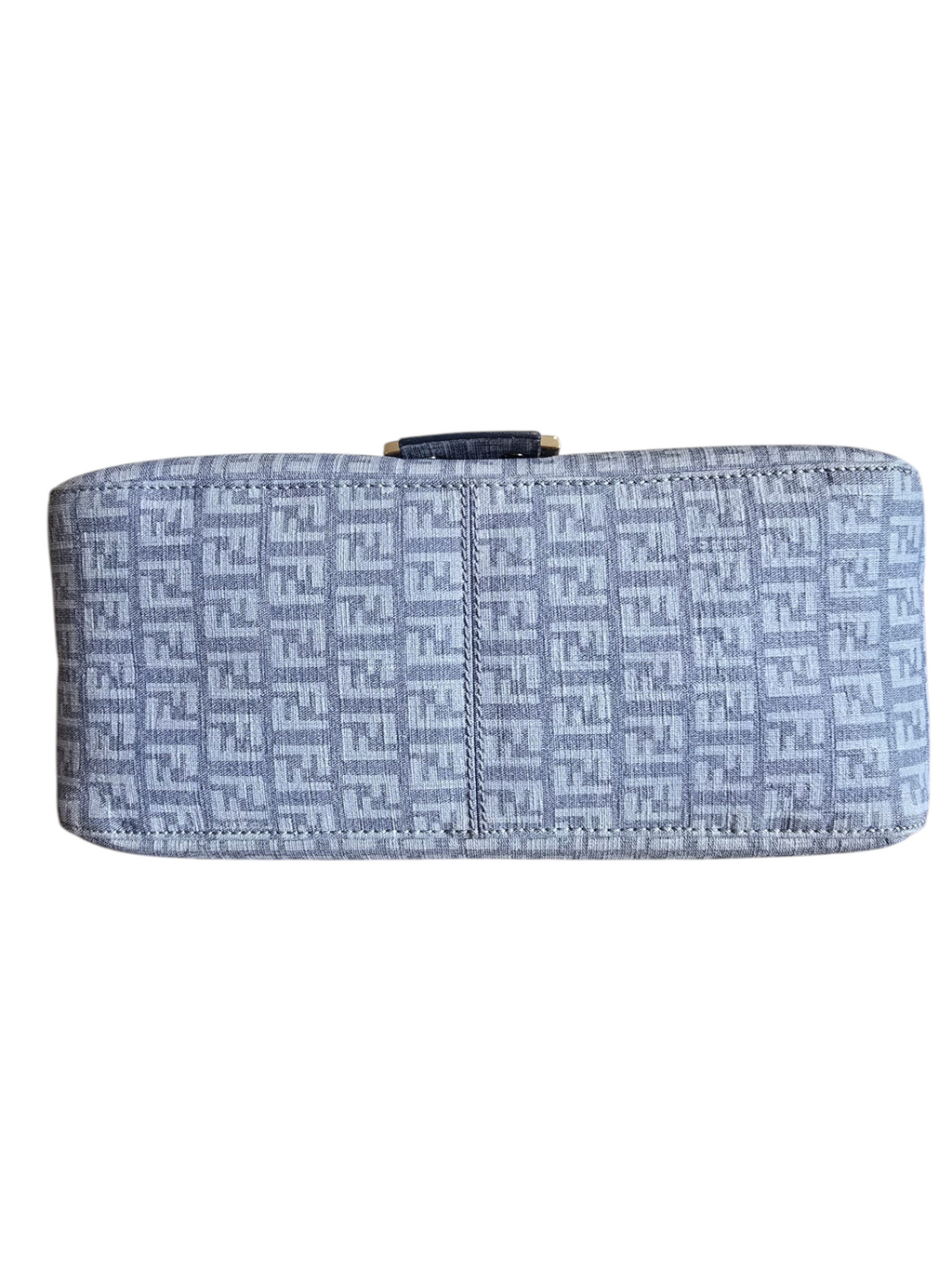 Fendi Baguette Mamma Style – Light Blue Zucchino Spalmati / Gold Hardware