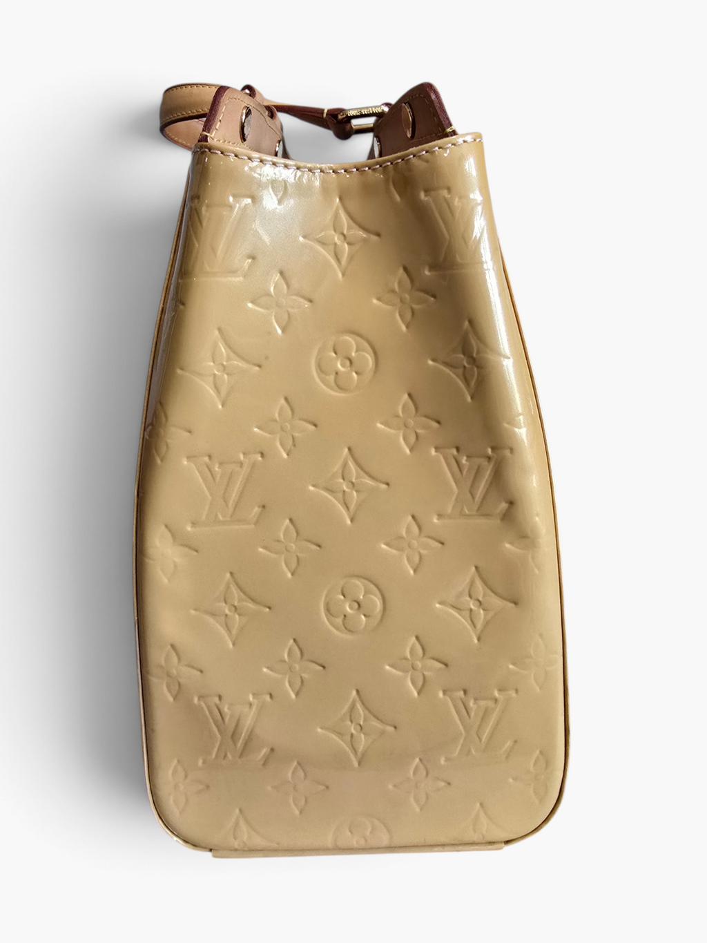 Louis Vuitton Vernis Brea MM – Beige Yellow / Gold Hardware