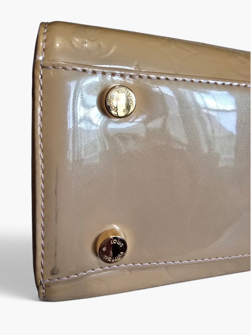 Louis Vuitton Vernis Brea MM – Beige Yellow / Gold Hardware