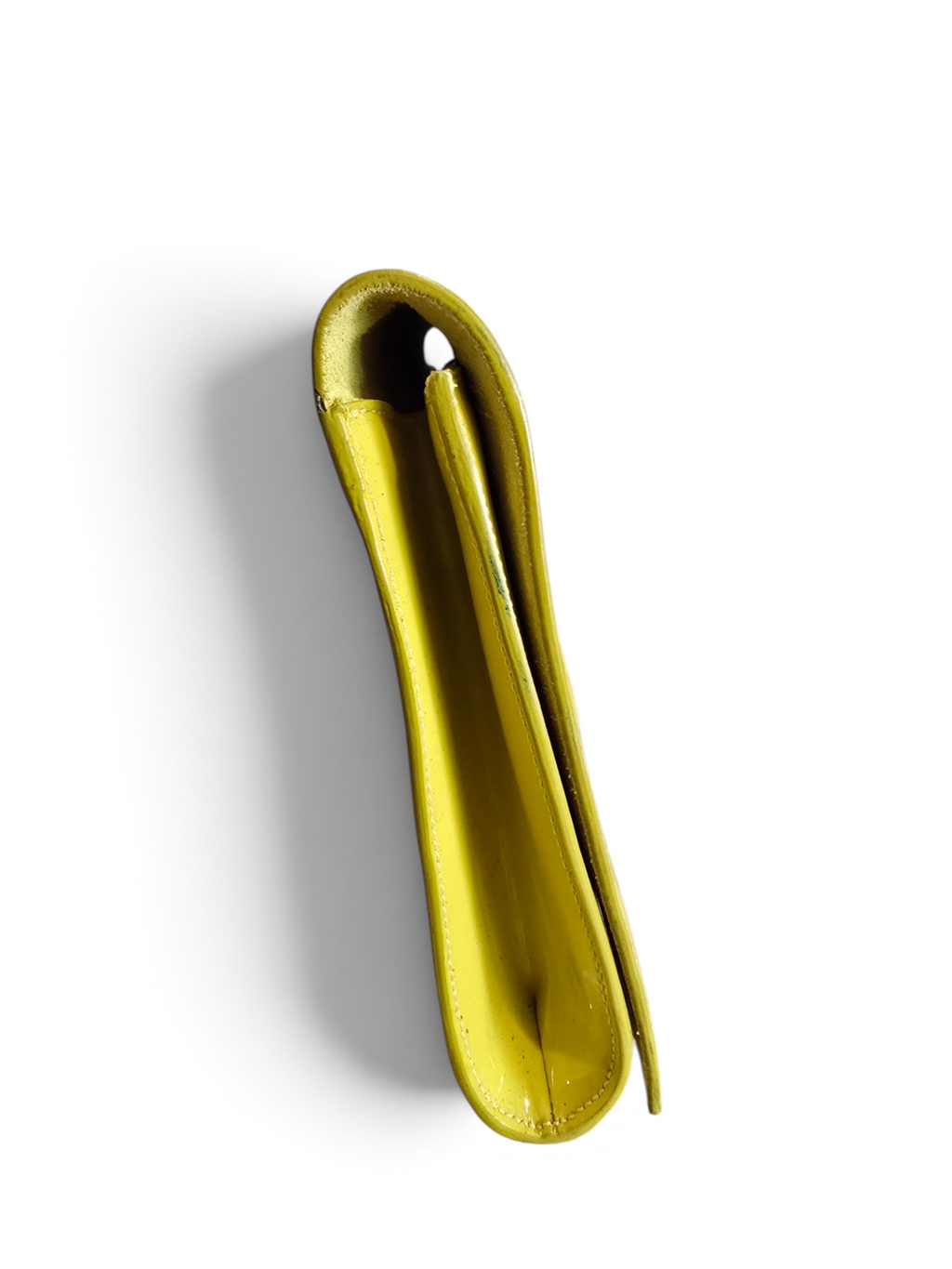 Saint Laurent Belle de Jour Clutch – Patent Yellow