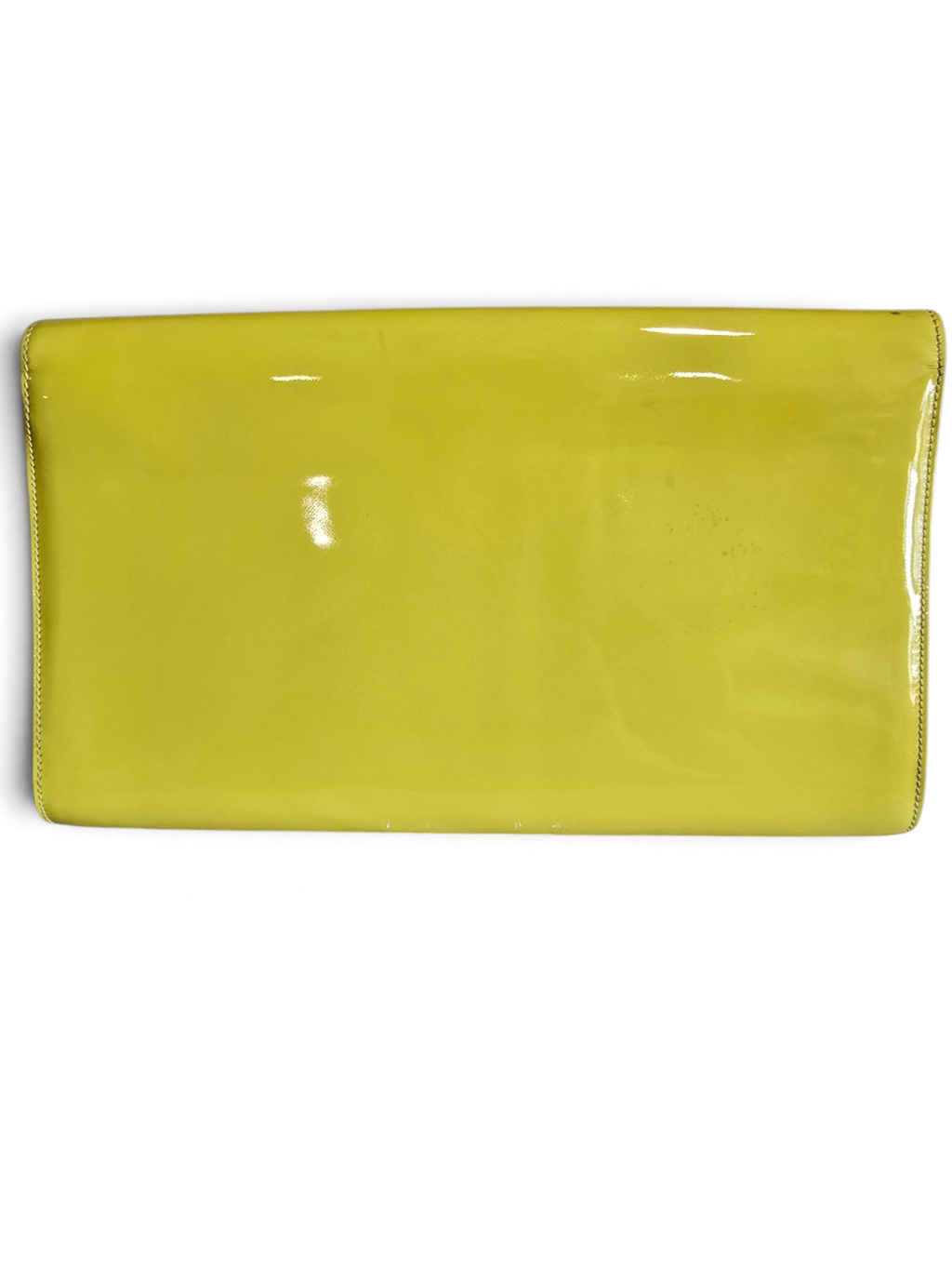 Saint Laurent Belle de Jour Clutch – Patent Yellow