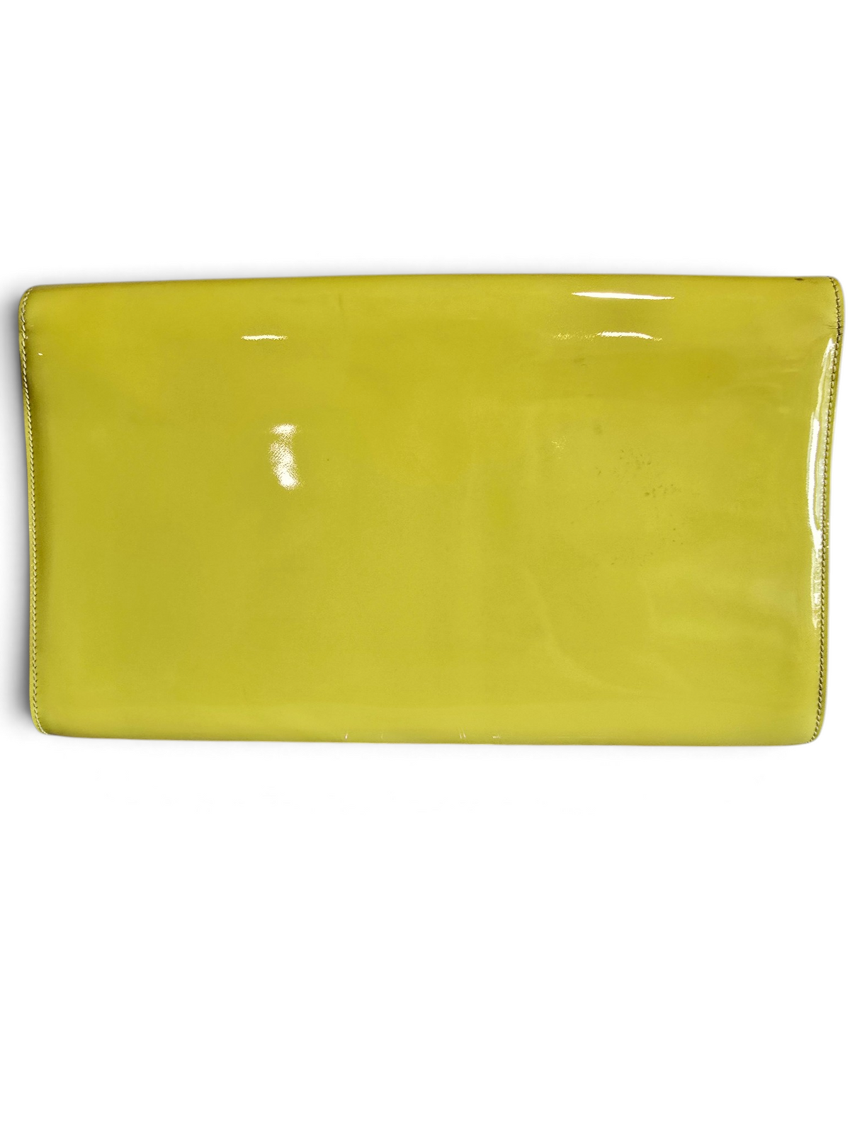 Saint Laurent Belle de Jour Clutch – Patent Yellow