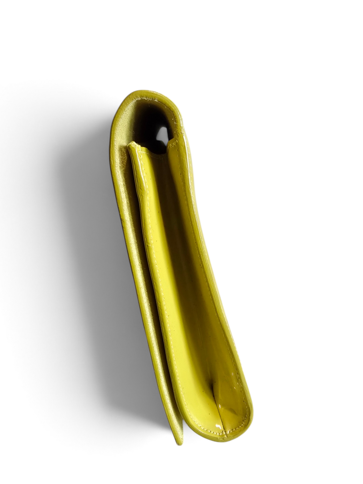 Saint Laurent Belle de Jour Clutch – Patent Yellow
