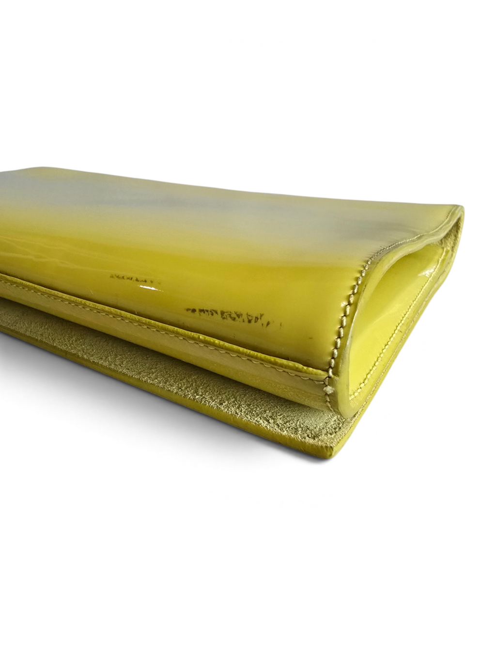 Saint Laurent Belle de Jour Clutch – Patent Yellow