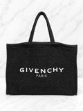Givenchy Black Raffia G-Tote Bag