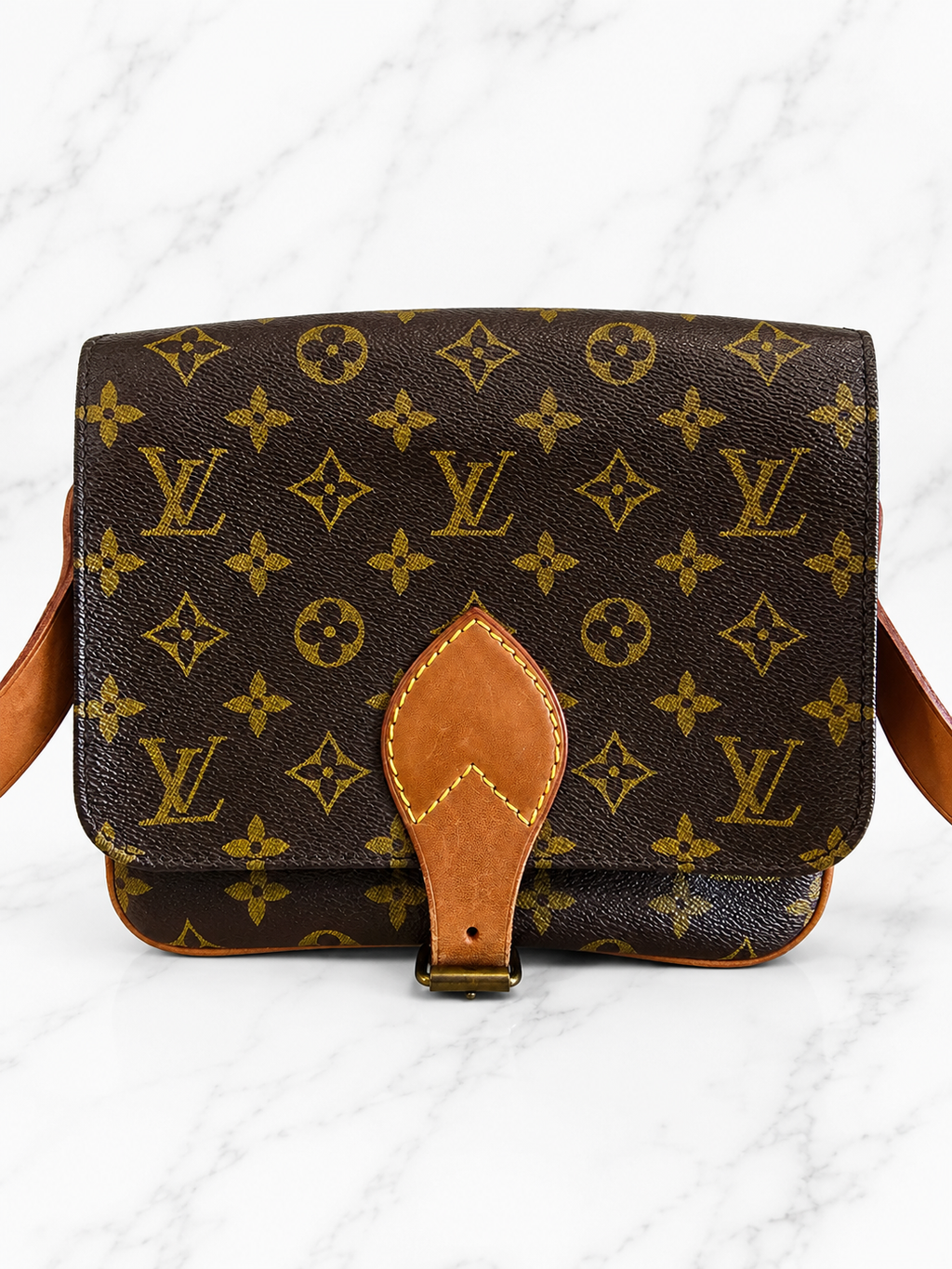 Louis Vuitton Vintage Monogram Cartouichière Shoulder Bag