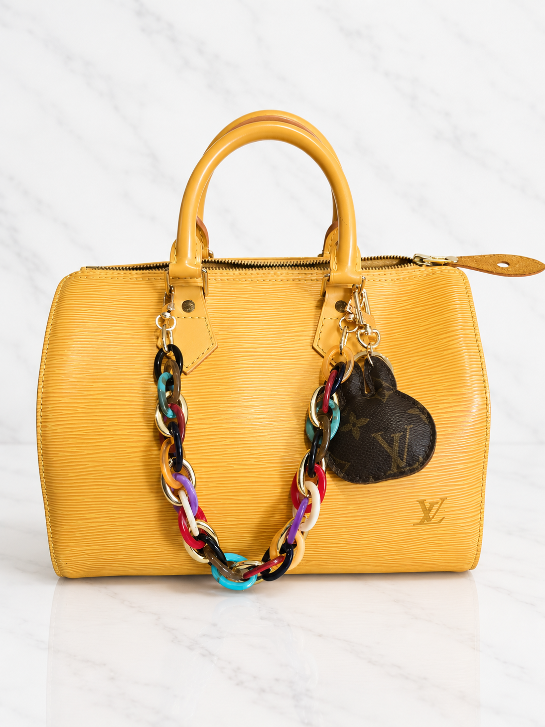 Louis Vuitton Epi Speedy 25 — Yellow