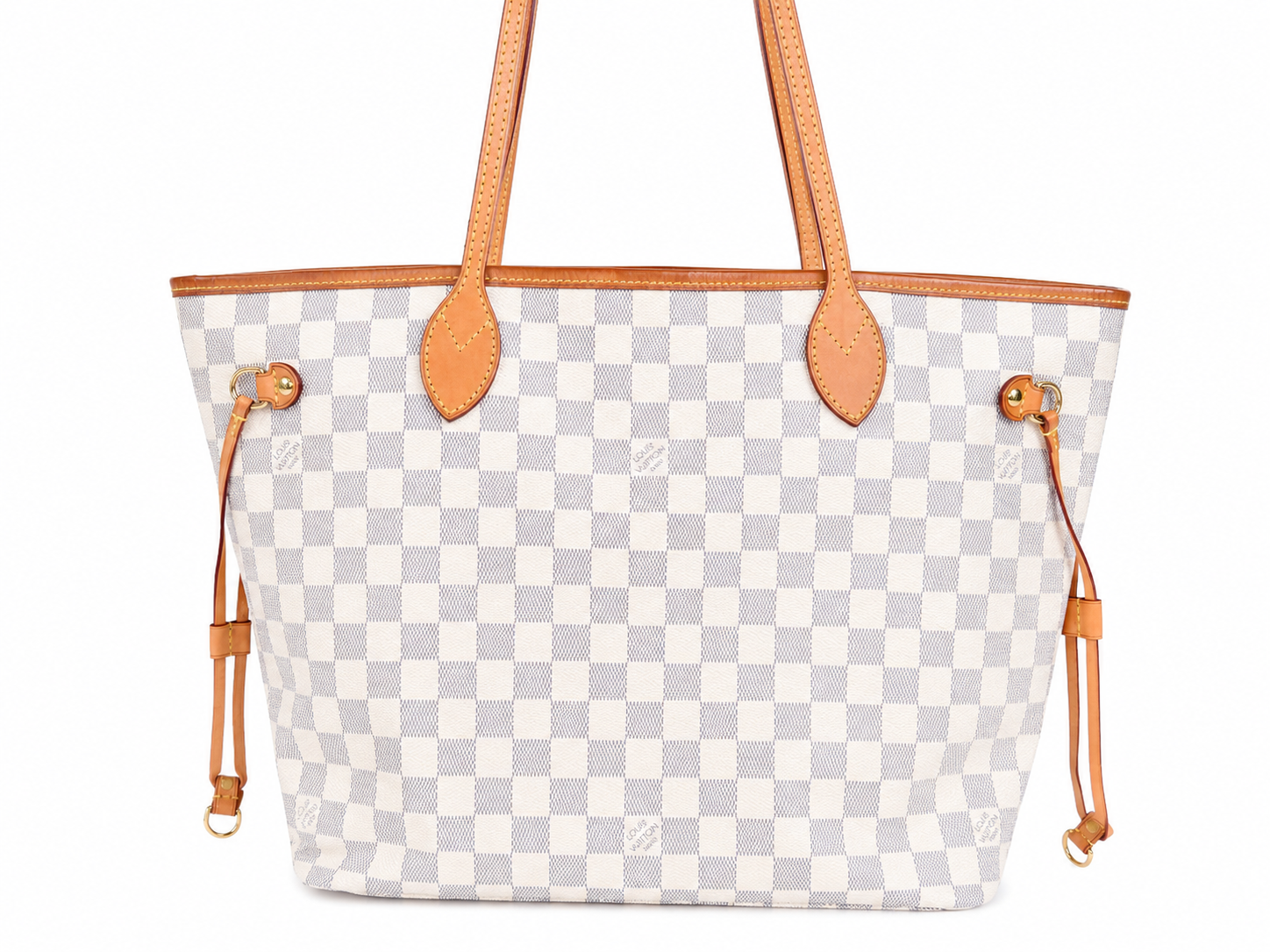 Louis Vuitton Damier Azur Neverfull MM with Pouch
