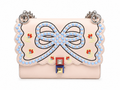 Fendi Kan I Leather Crossbody Bag