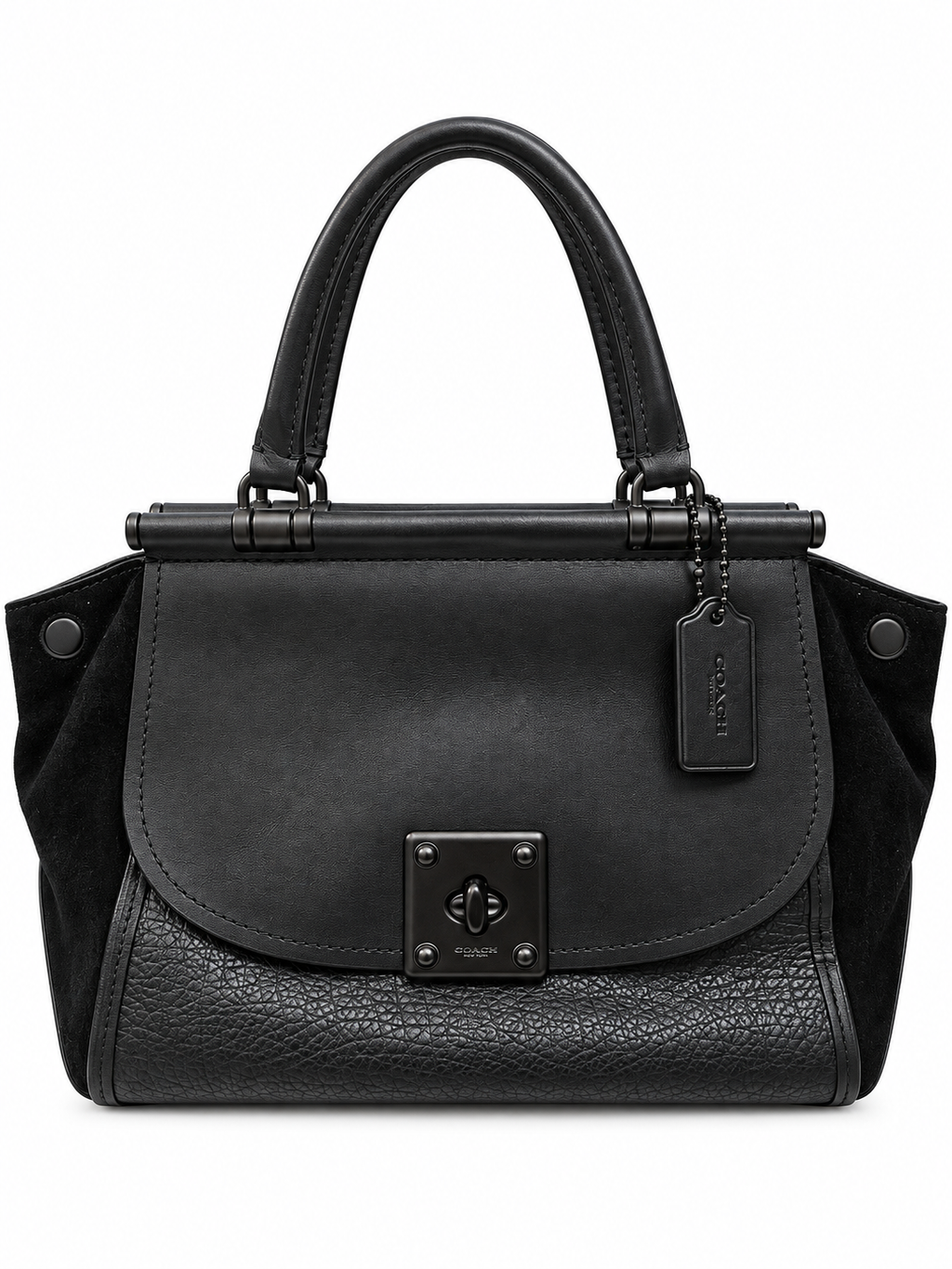 Coach Drifter Top Handle Satchel – Black