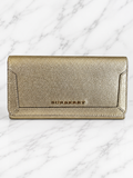 Burberry Penrose Metallic Gold Long Wallet