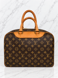 Louis Vuitton Deauville Monogram Canvas Tote Bag