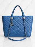 Chanel Quilted Calfskin Easy Shopping Tote