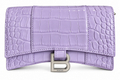 Balenciaga Hourglass XS Top Handle Bag – Purple / Silver Hardware