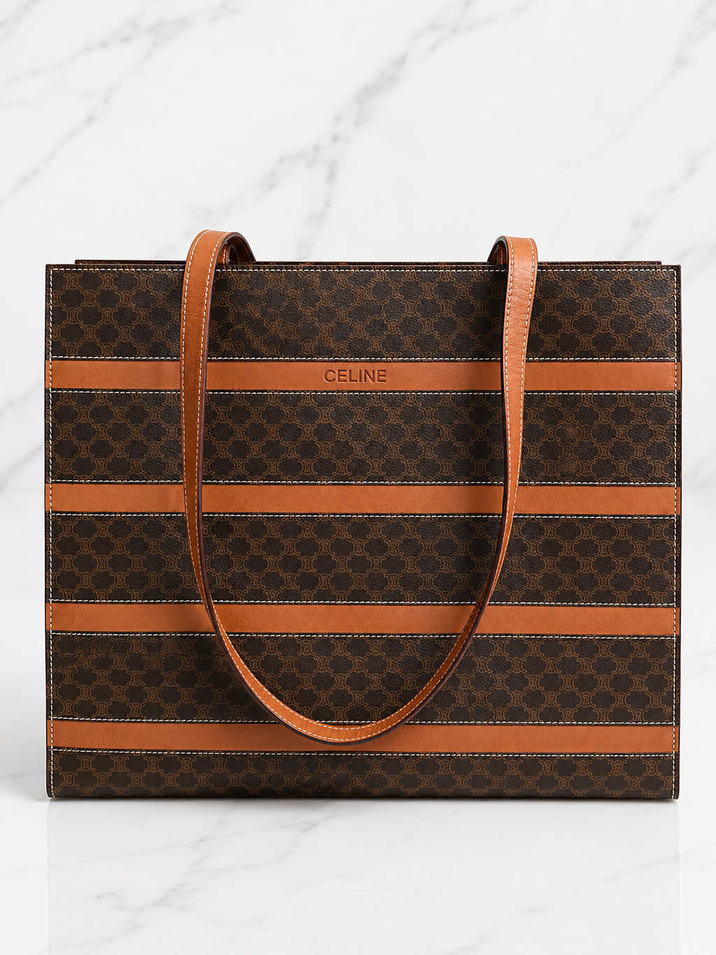 Céline Vintage Macadam Tote — Monogram Canvas