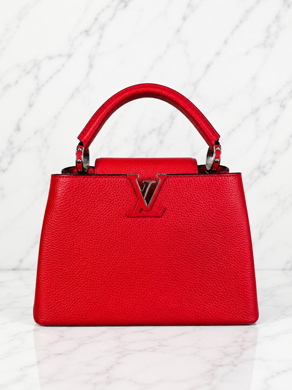 Louis Vuitton Capucines MM Rubis Red