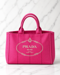Prada Canapa Canvas Tote Bag — Large