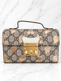 Gucci GG Supreme Monogram Berry Mini Shoulder Bag