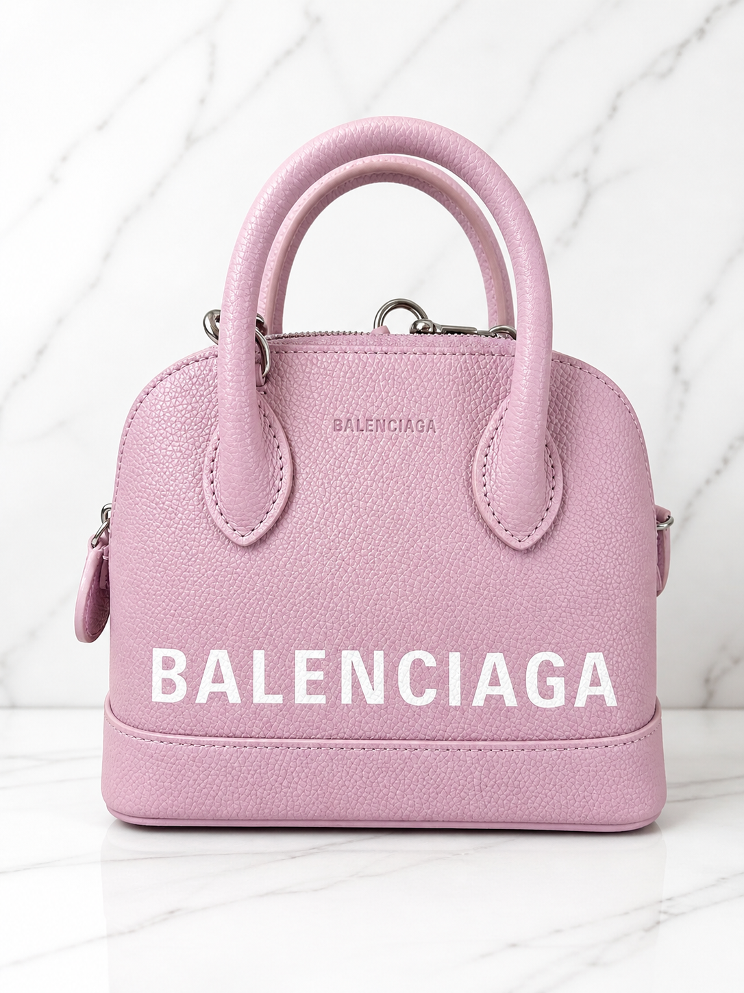 Balenciaga Ville Extra Small Top Handle Bag — Pink