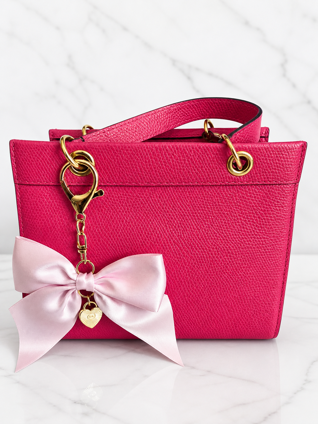 Celine Pink Mini Crossbody Bag — Gold Hardware
