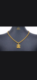 Chanel Vintage Gold Plated Chain Necklace