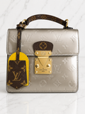 Louis Vuitton Spring Street Top Handle Bag — Silver