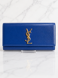 Saint Laurent Grain de Poudre Monogram Cassandre Clutch
