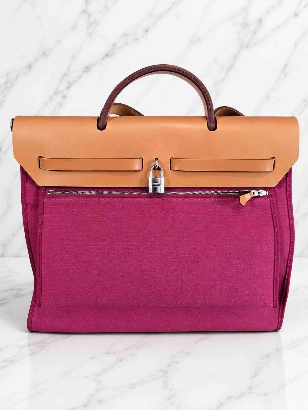 Hermès Herbag Zip 39 Purple
