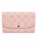 Louis Vuitton Iris Wallet — Mahina Perforated Leather / Magnolia Pink / Silver Hardware