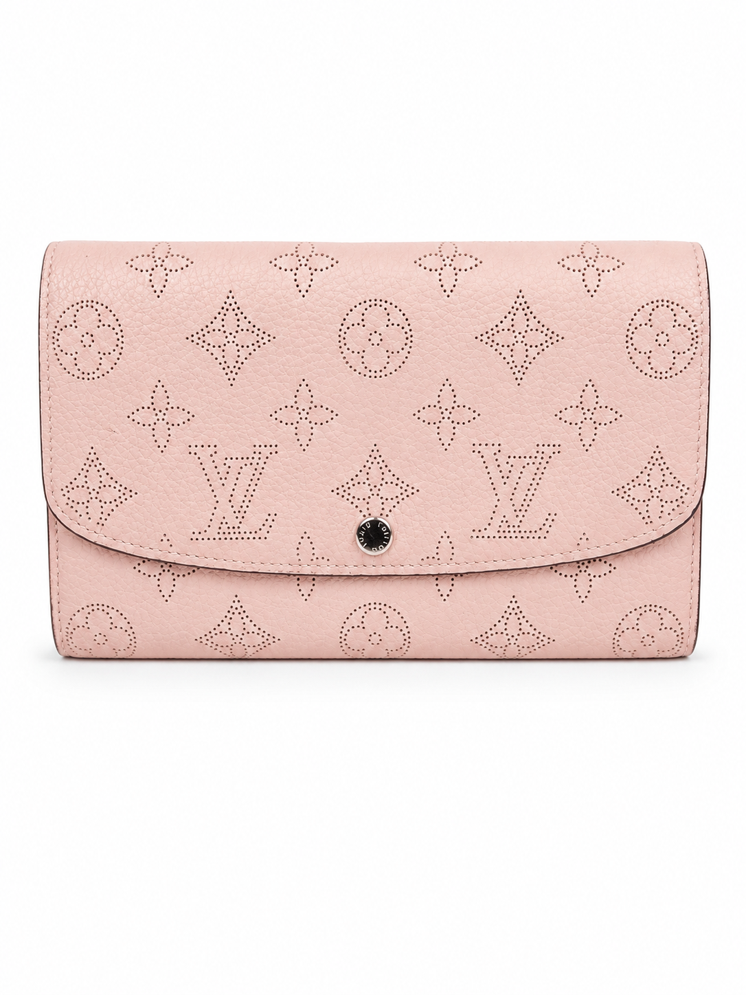 Louis Vuitton Iris Wallet — Mahina Perforated Leather / Magnolia Pink / Silver Hardware