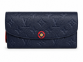 Louis Vuitton Emilie Wallet — Monogram Empreinte / Navy Blue