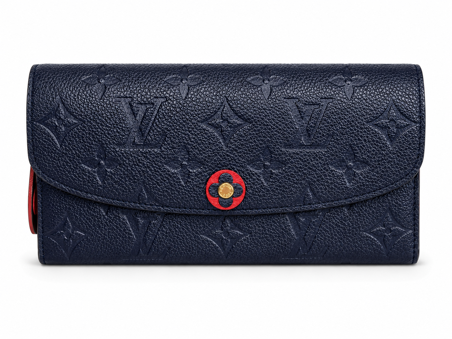 Louis Vuitton Emilie Wallet — Monogram Empreinte / Navy Blue