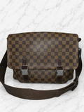 Louis Vuitton Melville Messenger Bag Damier Ebene Canvas