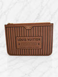 Louis Vuitton Neverfull Inside Out MM Pouch Tan Calfskin