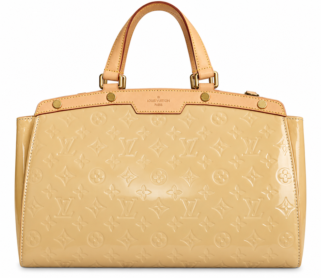 Louis Vuitton Vernis Brea MM – Beige Yellow / Gold Hardware