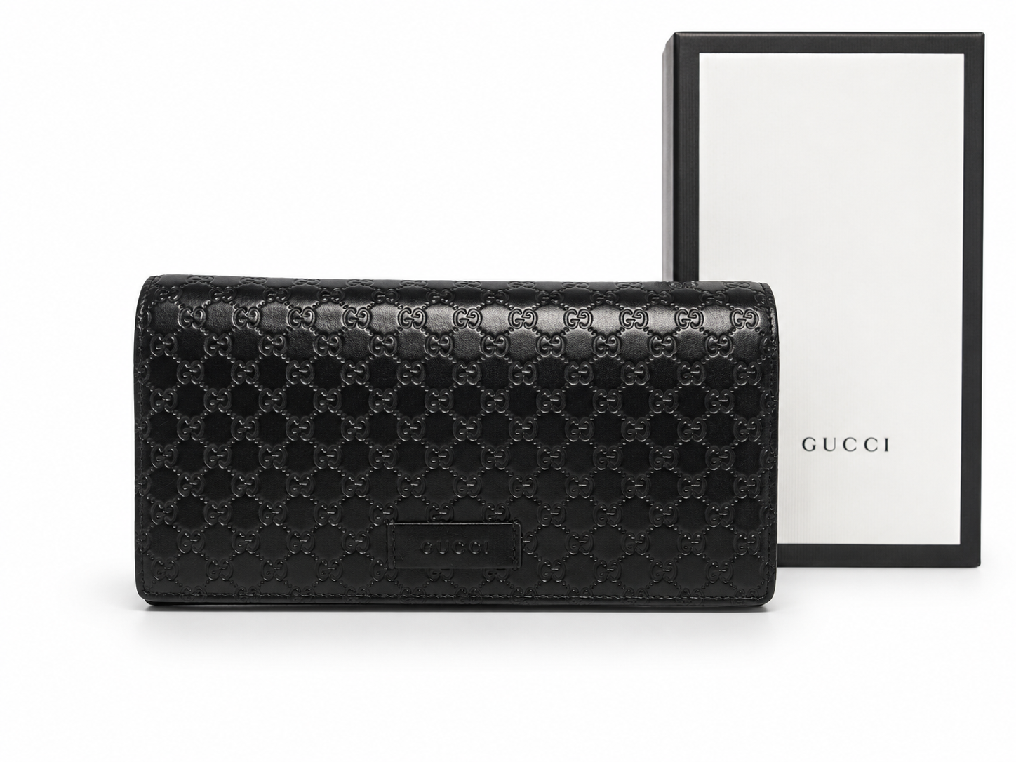 Gucci Microguccissima Leather Wallet — Black