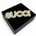 Gucci Gold-Tone, Resin & Crystal Hair Clip